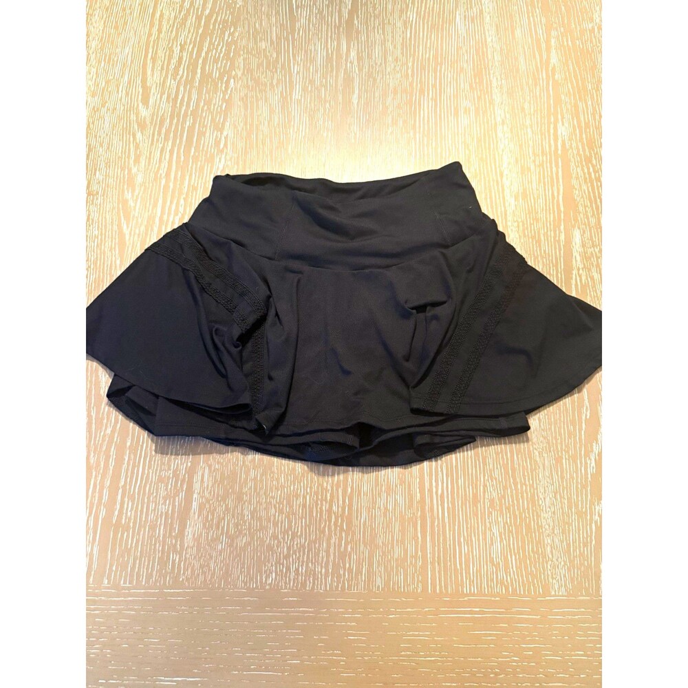 Free People Movement Women's Athletic Skort Built-In Shorts Pull-On Black S